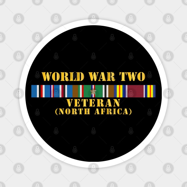 WWII Veteran w NORTH AF SVC Magnet by twix123844